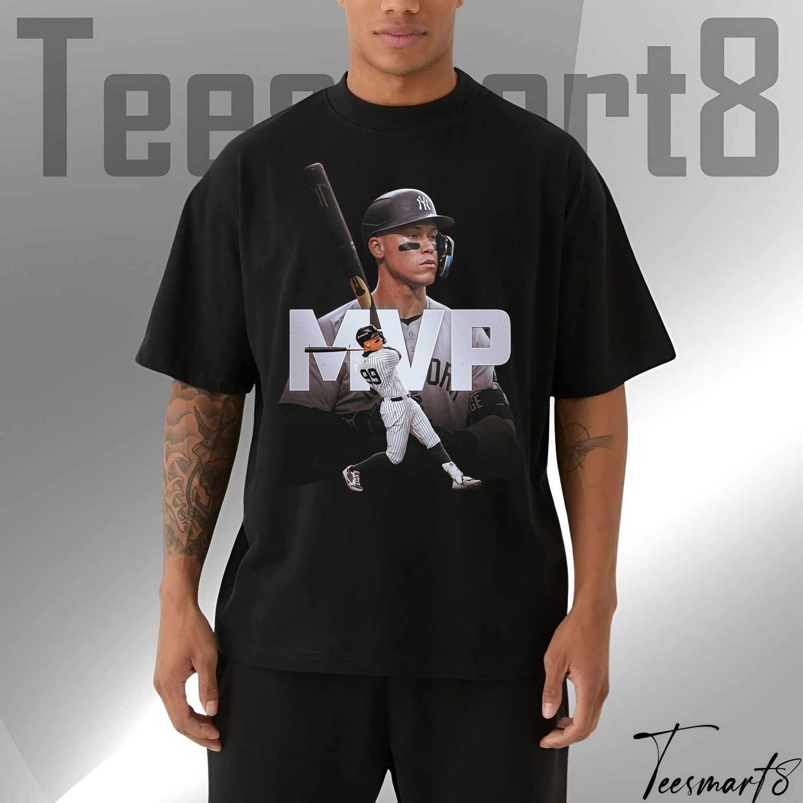 Aaron Judge Ny Icon Tee – Classic Baseball Graphic Shirt